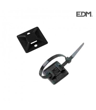 SOPORTE ADHESIVO PARA BRIDA NEGRO