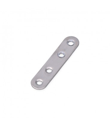 PLACA ACERO INOX 80x19x2mm