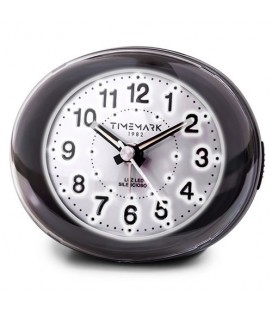 DESPERTADOR LUZ LED Y SNOOZE NEGRO