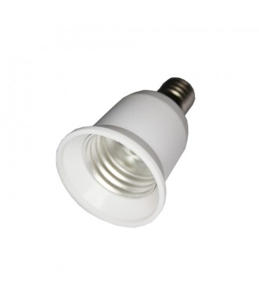 ADAPTADOR DE CASQUILLO E14 A E27