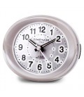 DESPERTADOR LUZ LED Y SNOOZE BLANCO