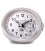 DESPERTADOR LUZ LED Y SNOOZE BLANCO