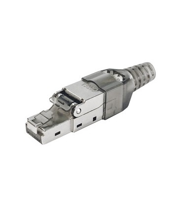 Clavija RJ45 CAT6A blindada desmontable