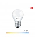 BOMBILLA ESFERICA LED E27 5W 400lm 6400K