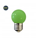 ESFERICA LED VERDE 1,5W E27 
