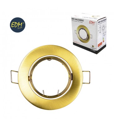 ARO HALOGENO OSCILANTE ORO MATE EDM