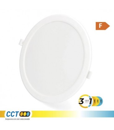 DOWNLIGHT LED EMPOTRABLE, REDONDO, 18W