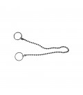 CADENA DE BOLAS CROMADA - BAÑERA - 45cm 