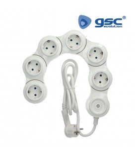 Base multiple serpiente 6T 3x1.5mm 1,5M