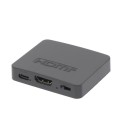Splitter Compacto 1x2 4K@30Hz HDCP1.4