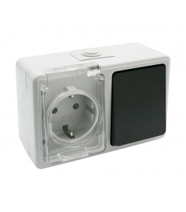 COMMUTADOR+BASE T/TL ESTANCO IP54