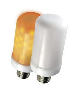 Bombilla LED con efecto flama