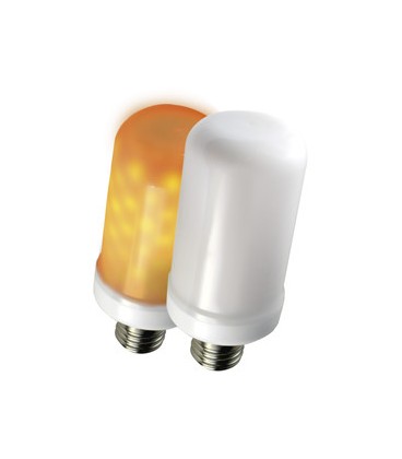 Bombilla LED con efecto flama