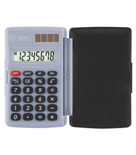 Calculadora de bolsillo 8 dígitos pilas