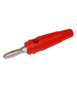 Banana 4 mm Negro y Roja