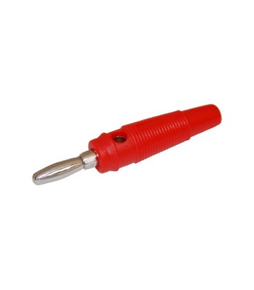 Banana 4 mm Negro y Roja