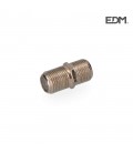 CONECTOR EMPALMADOR "F" MACHO MACHO