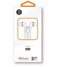 AURICULARES HOP CON CONECTOR USB-C BLANC