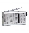 RADIO PORTATIL CON ALTAVOZ PLATA