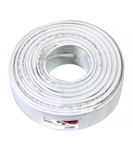 CABLE COAXIAL DE ANTENA BLANCO 50 METROS