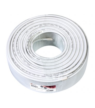 CABLE COAXIAL DE ANTENA BLANCO 50 METROS