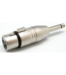 6.4mm Jack Mono a 3p XLR Hembra