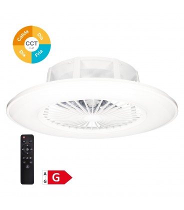 Ventilador techo Box Fan Takam con luz C