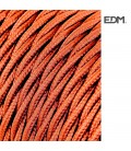 2X0,75MM CABLE TEXTIL TREN MARRON 5M