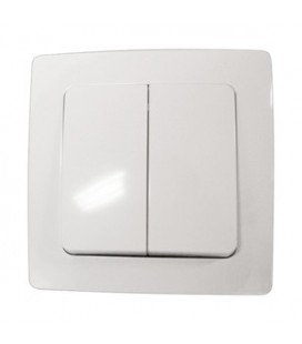 DOBLE INTERRUPTOR EMPOTRAR