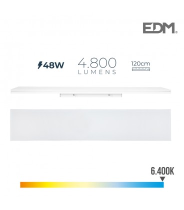 48W 6400K 120CM REGLETA LED