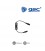 Conector macho a hembra DC + interruptor