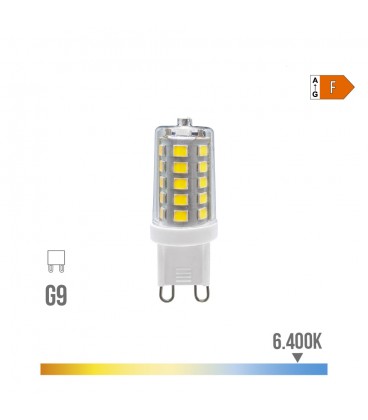 BOMBILLA G9 LED 3W 360lm 6400K LUZ FRÍA