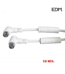 PROL, TV ACODADA CON FILTRO 9,5MM 10M