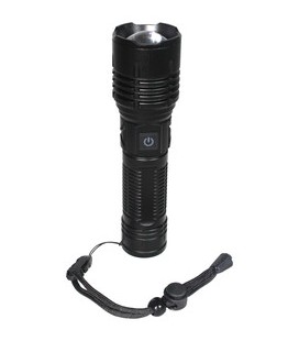 Linterna LED de largo alcance, recargabl
