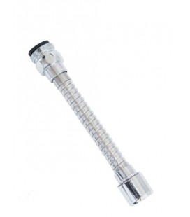 ATOMIZADOR FLEXIBLE LATON CROMADO