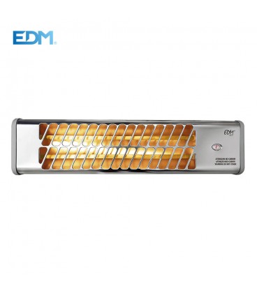 ESTUFA DE BAÑO MODELO CROMO QUARZO 600-1
