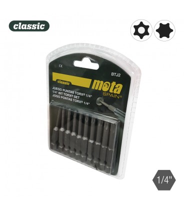 JUEGO PUNTAS TORX TAMPER X 50MM 10 PIEZA