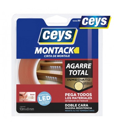 CEYS MONTACK CINTA LEDS 10MTS X 8MM
