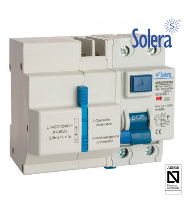 INT. DIFERENCIAL 2P 40A 30mA AC C/ RECON