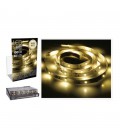 TIRA LED 1m 30 LEDS BLANCO CALIDO PILAS
