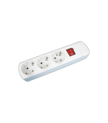 Base superf. 3 endolls schko+interruptor