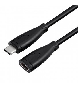 USB-C 3.1 Macho-Hembra Extensor, 1m 100W