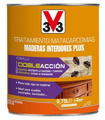 TRATAMIENTO MATACARCOMAS MADERAS INTERIO