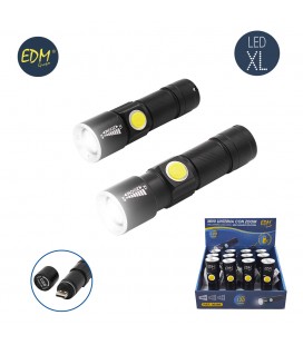 MINI LINTERNA CON ZOOM 1 LED 120 LUMENS