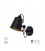APLIQUE DE PARED METALICO E27 60W NEGRO
