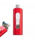 Pen Drive USB x32 GB COOL (3 en 1) Light