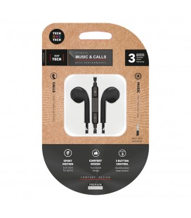 AURICULARES EARTECH NEGROS, CONECTOR