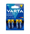Pack 4 Pilas AA Longlife Varta