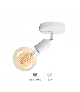 Foco de techo simple E27 Blanco
