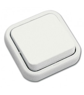 Conmutador superficie. Color Blanco Niev